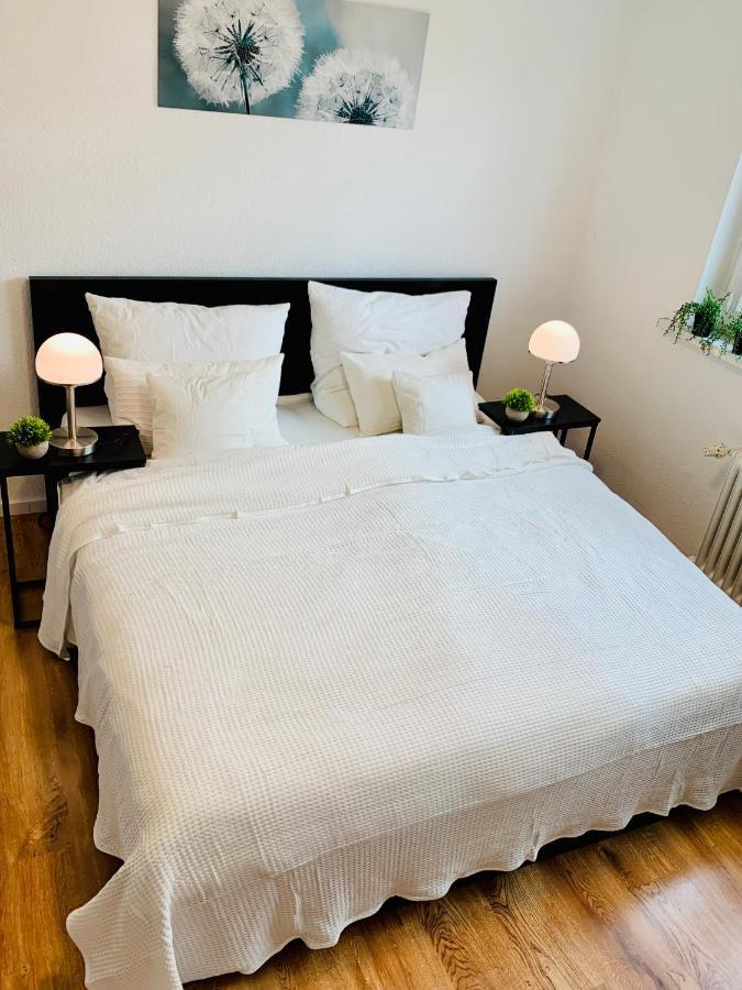 Direkte Uninaehe: Ferienwohnung Mit Grossem Doppelbett, Kuechenzeile Und Neu Renoviertem Badezimmer Homburg  Exteriör bild