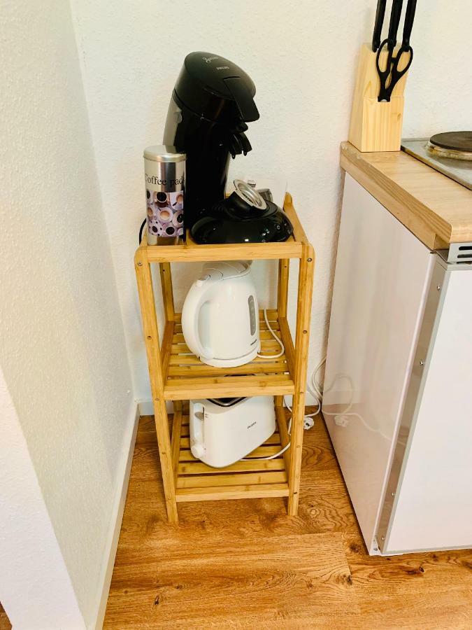 Direkte Uninaehe: Ferienwohnung Mit Grossem Doppelbett, Kuechenzeile Und Neu Renoviertem Badezimmer Homburg  Exteriör bild